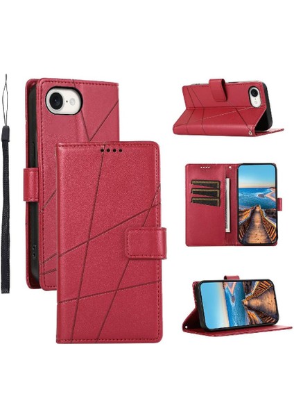 IPhone Se 4 Için Flip Case Üç Kart Yuvaları Darbeye Şok Emici (Yurt Dışından)