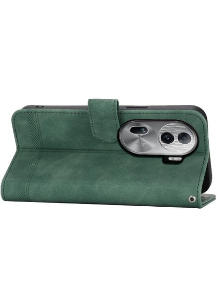 Oppo Oppo 11 Pro 5g Bileklik Kart Yuvaları Manyetik Kapatma Için Flip Case (Yurt Dışından)