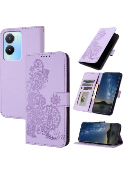 Kart Yuvası Standı ile Vıvo Y56 Pu Deri Manyetik Kapatma Için Flip Case (Yurt Dışından)