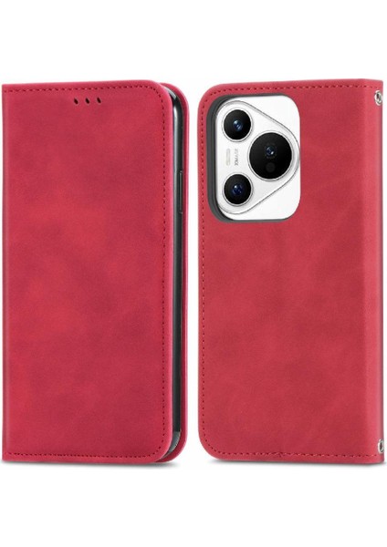 Huawei Pura 70 Için Flip Case Darbeye Kapak Basit Iş Cüzdan (Yurt Dışından)