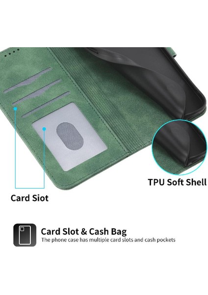 IPhone 14 Için Flip Case Pro Max Manyetik Kapatma Kart Yuvaları Bileklik (Yurt Dışından)