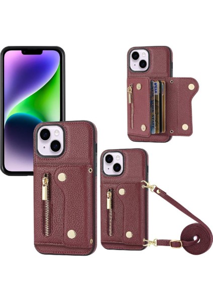 IPhone 14 Için Kılıf Pro Hafif Büyük Kapasiteli Mini Sırt Çantası Uzun Kart (Yurt Dışından)
