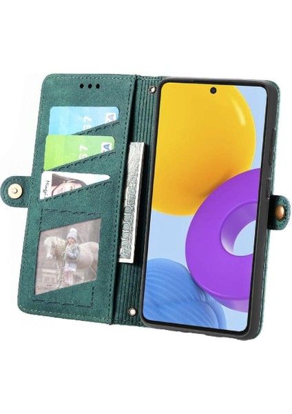 Samsung Galaxy M52 5g Cüzdan Darbeye Basit Iş Için Flip Case (Yurt Dışından)