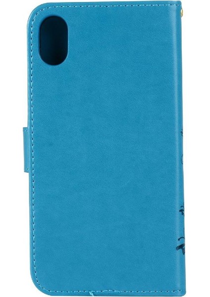 IPhone Xr Kickstand Manyetik Kapatma Kart Tutucu Bilek Kayışı Için Filp Durumda (Yurt Dışından)