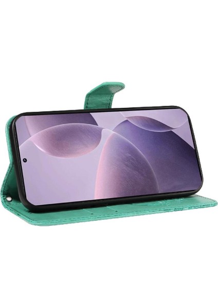Kredi Kartı Yuvası ile Xiaomi Poco F6 Pro Için Flip Case El (Yurt Dışından)