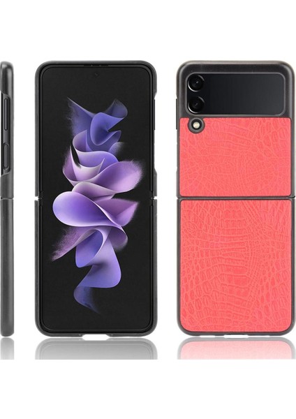 Samsung Galaxy Z Flip 3 5g Uyumluluk Kapak Için Şık Klasik Kılıf (Yurt Dışından)