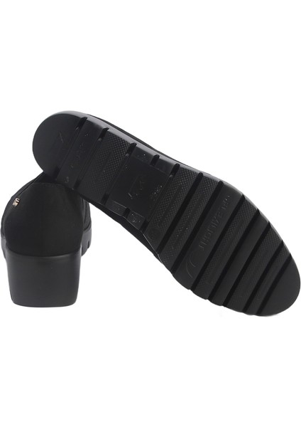 Kadın Sneaker ( Günlük) 952565DS Donna Serena 2565 Ds Camoscio Nero