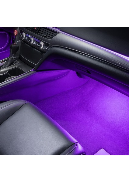 Pembe Mor Araba 9 Led Zemin Ayakları Atmosfer Lambası Dekorasyon Lambası Peugeot Için (Yurt Dışından) modelleri