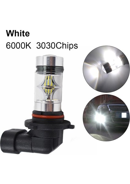 6000 K Stili 6000K Soğuk Beyaz 2323 Led Sürüş Ampul Drl Gündüz Çalışan Işık Araba Sis Lambası Hb3 100W 6000K Süper Beyaz Sis Lambası (Yurt Dışından) fiyatları