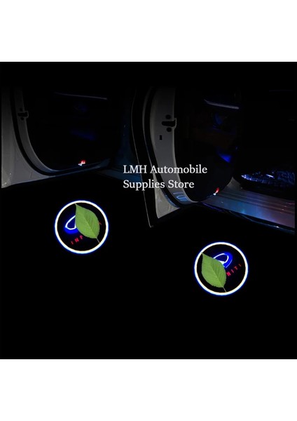 Desen 12 Stili Desen 5 Led Araba Kapısı Karşılama Işığı Gölge Lambası Infiniti Qx Q30 G37G25 Q Mex Serisi Jx35 Lazer Projektör (Yurt Dışından)