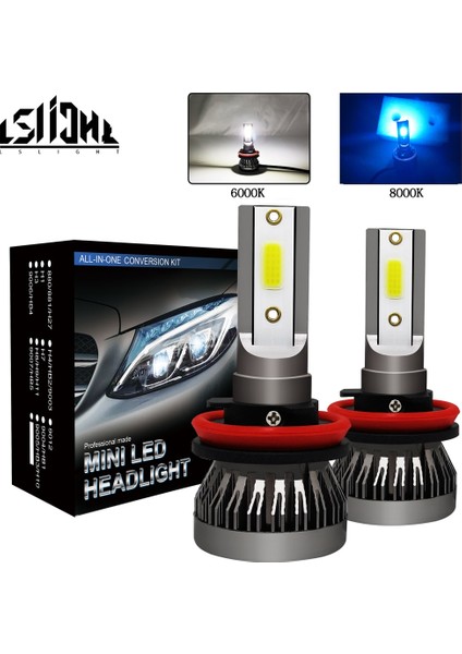 H1 Stili 6000K Beyaz Lslight Led H7 H4 H11 H1 H Hb2 Hb3 Hb Led Far Ampul Araba Işık 12V 55W 6000K 8000K Turbo Ampul Oto Lambaları (Yurt Dışından)