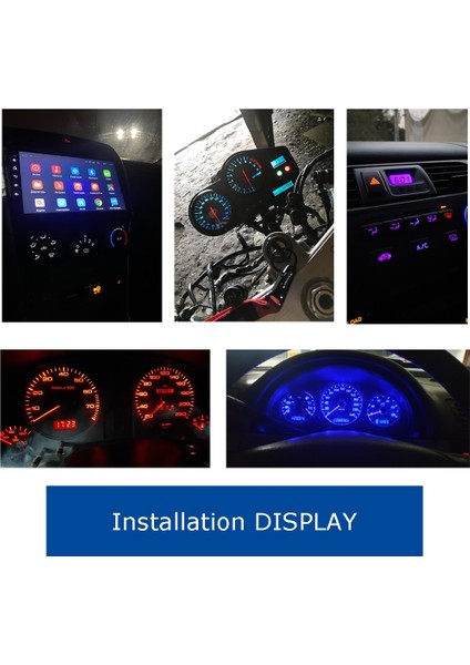 Yeşil T5 B8.4D Led Ampuller Cob 1Smd Gösterge Panosu Yan Gösterge Işıkları Led Küme Gösterge Işığı 12V Iç Işık (Yurt Dışından) indirimleri