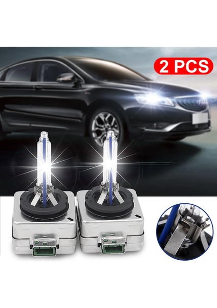 D2S 6000K 2 Adet Süper Parlak Farlar D1S D2S D3S D4S Xenon Hıd Araba Ampul 35W Otomobiller Far 6000K Hıd Xenon Ampul Sis Lambası (Yurt Dışından)