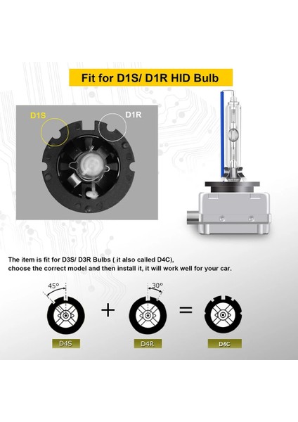 D2S 6000K 2 Adet Süper Parlak Farlar D1S D2S D3S D4S Xenon Hıd Araba Ampul 35W Otomobiller Far 6000K Hıd Xenon Ampul Sis Lambası (Yurt Dışından)