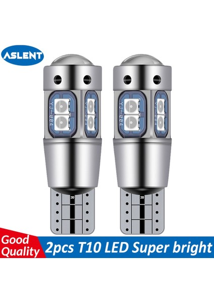 Mavi Aslent Yüksek Li T10 W5W Led Kuyruk Işık Smd 12V Araba Led Oto Lamba Canbus Hayır Hata Araba Işaretleyici Park Ampul (Yurt Dışından) fiyatları