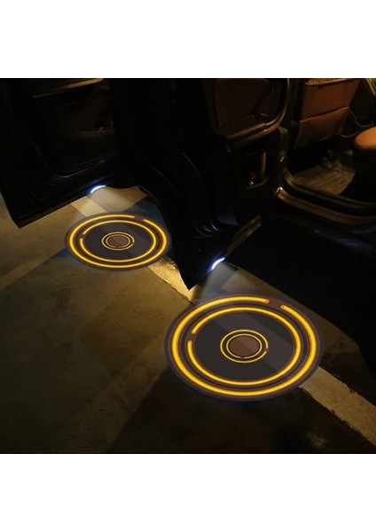 2 Adet Tarzı E Evrensel Led Araba Kapısı Karşılama Işığı Lazer Projektör Logosu Hayalet Gölge Işıkları Kablosuz Dekoratif Lamba Araba Kapısı Işık Aksesuarı (Yurt Dışından) fırsatları