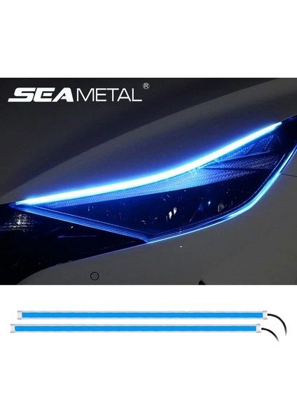30Cm 1 Çift B Tipi 12V Araba Led Işık Şeridi Drl Gündüz Çalışan Lamba Şeritleri Esnek Led Oto Far Yüzey Dekoratif Lamba Dönüş Sinyali Işıkları (Yurt Dışından) fırsatları