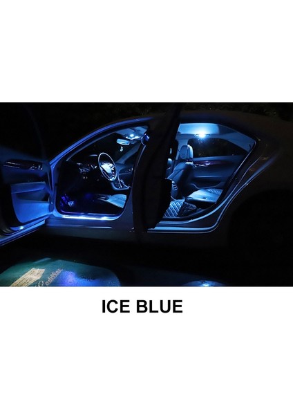 E38 - 19 Adet Tarzı Buz Mavisi Bmw Serisi Için Araba Led Iç Işık Kiti E87 E81 F20 E46 E90 E91 E92 E93 E39 E60 E61 F10 E38 E65 E66 Canbus Hata Yok (Yurt Dışından)