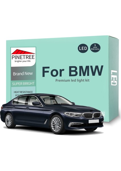 E38 - 19 Adet Tarzı Buz Mavisi Bmw Serisi Için Araba Led Iç Işık Kiti E87 E81 F20 E46 E90 E91 E92 E93 E39 E60 E61 F10 E38 E65 E66 Canbus Hata Yok (Yurt Dışından)