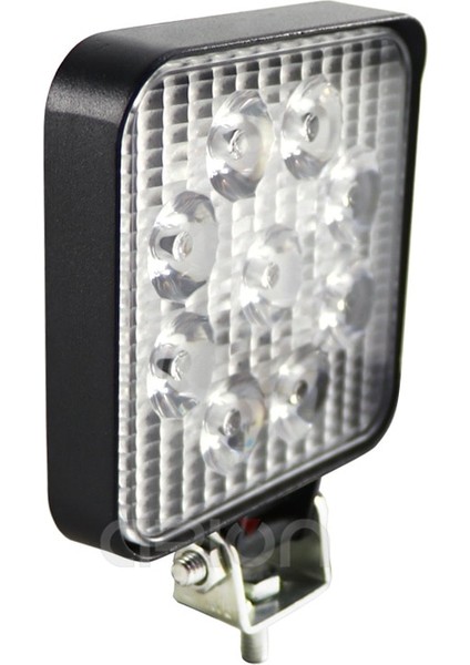 27W Kare Stili 9 Led 27W 16 Led 48W Spot Çalışma Işığı 12V 24V Araba Led Spot Işığı Kare Yuvarlak Oto Kamyon Off Road Mini Ledbar Offroad Aksesuarları (Yurt Dışından)