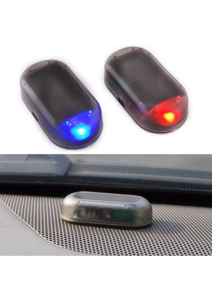 Mavi Ar Led Uyarı Işığı Sahte Güneş Enerjisi Alarm Lambası Güvenlik Sistemi Hırsızlık Uyarısı Flaş Yanıp Sönen Dikkat Led Işık Parçaları (Yurt Dışından) fiyatları