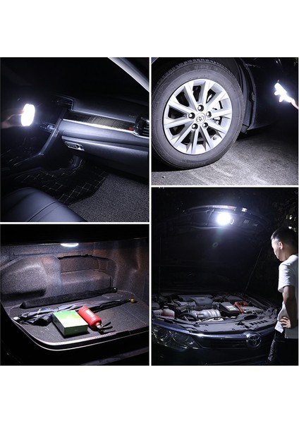 Üç Renk 3 Renkli Led Dokunmatik Işık Araba Kablosuz Çatı Okuma Usb Şarj Oto Ev Yatak Odası Dolapları Ortam Lambası Manyetik Montaj Ampul (Yurt Dışından) indirimleri