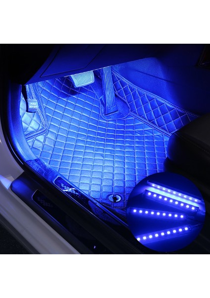 Kırmızı Oto Dekoratif Lamba 9 Led 4 1 Araç Iç Atmosfer Işıkları Çakmak İle Ayak Şerit Işıkları Oto Aksesuarları (Yurt Dışından) indirimleri