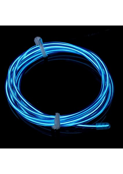 Bl Renkli 1 M Neon Işık Dans Parti Dekor Işık Neon Led Lamba Esnek El Tel Halat Tüp Su Geçirmez Led Şerit Araba Aksesuarları (Yurt Dışından)