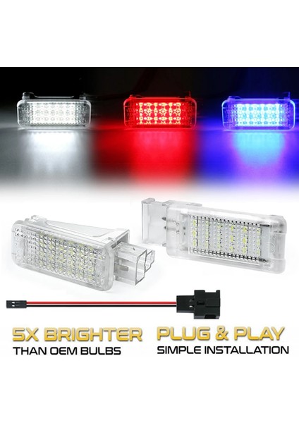 Tılsım Mavisi 1 2 Adet Led Ayak Bölmesi Işık Bagaj Bölmesi Torpido Gözü Lambaları Audi A4 B5 B6 B7 B8 A3 A A5 R8 Tt Q5 Q3 Q7 A1 A8 S3 Rs6 (Yurt Dışından) indirimleri