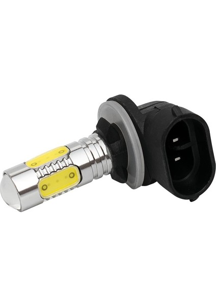 6000K Soğuk Beyaz H27 Yüksek Güç 7.5W Cob Led Araba Ön Sis Lambaları H27W Anti Sis Ampul Oto Sürüş Koşu Işık Sis Lambaları Beyaz 12V (Yurt Dışından)