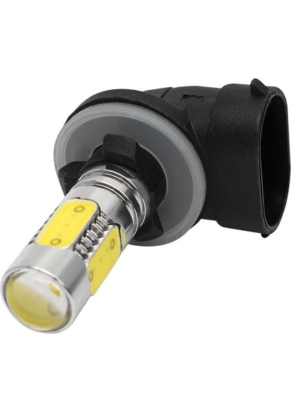 6000K Soğuk Beyaz H27 Yüksek Güç 7.5W Cob Led Araba Ön Sis Lambaları H27W Anti Sis Ampul Oto Sürüş Koşu Işık Sis Lambaları Beyaz 12V (Yurt Dışından)