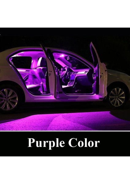 Fayton -16P Stili Mor Zoomsee Volkswagen Vw Golf Jetta Bora Vento Passat B5 B6 B7 Bolo Phaeton Canbus Araç Led Iç Işık Kiti (Yurt Dışından)
