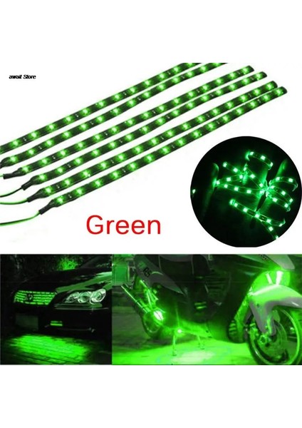 Yeşil Et Su Geçirmez Çok Renkli Dc12V Motor Led Şerit Araba Motosiklet Için Gövde Altı Işık (Yurt Dışından)