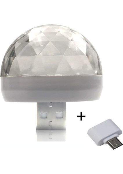 Mikro Usb'Li Lamba Mini Usb Renkli Atmosfer Işığı Araba Usb Parti Işığı Dj Led Rgb Iç Lamba Kulübü Disko Sihirli Sahne Etkisi Taşınabilir Işıklar (Yurt Dışından)