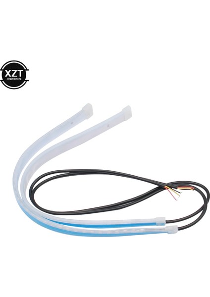 30Cm Tarzı Kırmızı Sarı Drl Led Şerit Dönüş Sinyali Işığı Sarı Parlak Esnek Dönüş Sinyal Işığı Araba Far 12V Için Gündüz Çalışan Işık (Yurt Dışından) fırsatları