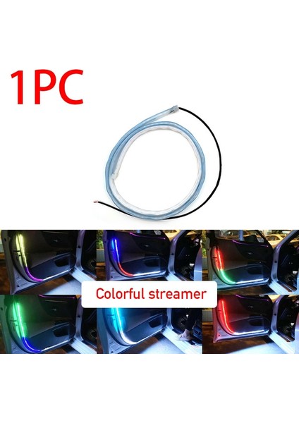1 Adet Işık Şeridi Araba Kapı Led Işık Şeridi Araba Styling Strobe Rgb Uyarı Streamer Işık Çubuğu Su Geçirmez Karşılama Işığı Karşıtı Arka Uç Çarpışma Lambası (Yurt Dışından)