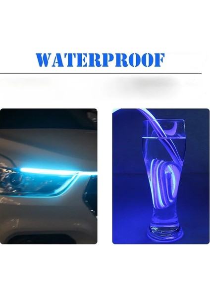 Kırmızı 180Cm Araba Led Kaput Işık Şeridi Araba Gündüz Farları Araba Dış Dekorasyon Işıkları Esnek Oto Atmosfer Lambası Dekor Lambası (Yurt Dışından) modelleri