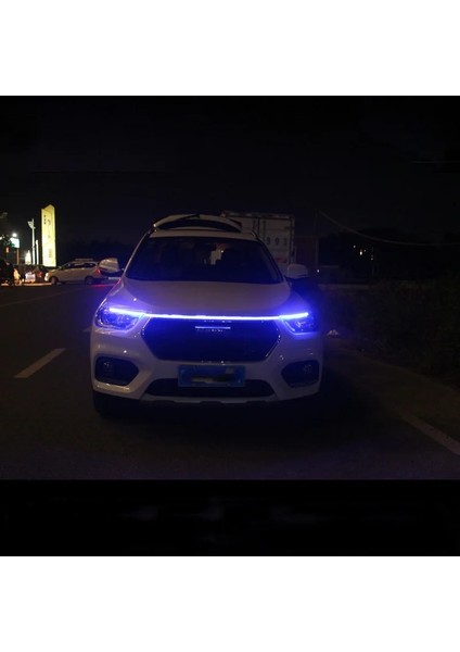 Kırmızı 180Cm Araba Led Kaput Işık Şeridi Araba Gündüz Farları Araba Dış Dekorasyon Işıkları Esnek Oto Atmosfer Lambası Dekor Lambası (Yurt Dışından) fırsatları