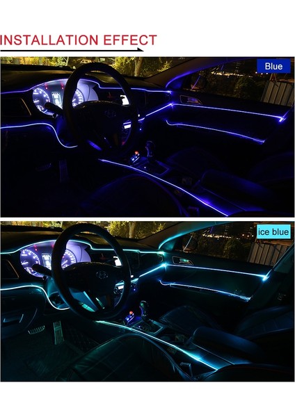 5 Milyon Yeşil M El Cold Line Esnek Araba Işıkları 12V Araba Led Neon El Tel Araba Soğuk Işık Şeridi Üzerinde Oto Lambaları Iç Dekorasyon Lambaları (Yurt Dışından) fiyatları