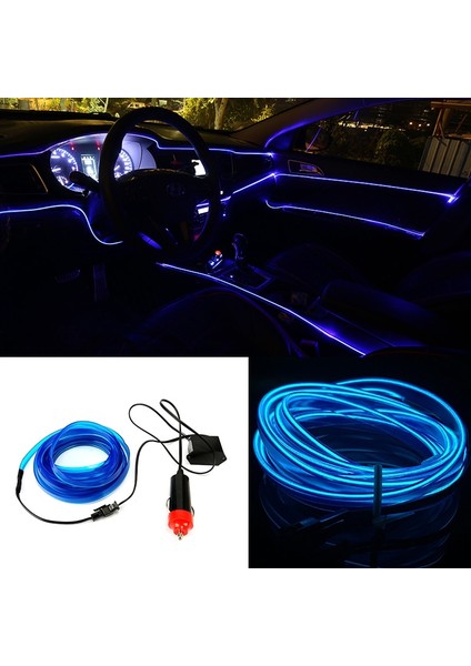 5 Milyon Yeşil M El Cold Line Esnek Araba Işıkları 12V Araba Led Neon El Tel Araba Soğuk Işık Şeridi Üzerinde Oto Lambaları Iç Dekorasyon Lambaları (Yurt Dışından) indirimleri