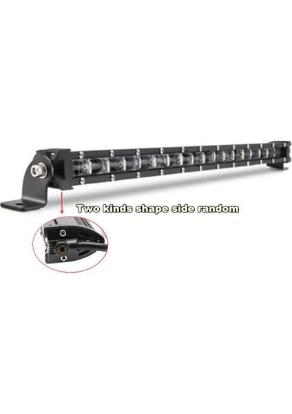 12Led Lamba Boncuk Stili Alüminyum 6D Spot Işın Ince Led Çalışma Işık Çubuğu Tek Sıralı Araba Suv Off Road Lambaları (Yurt Dışından) modelleri