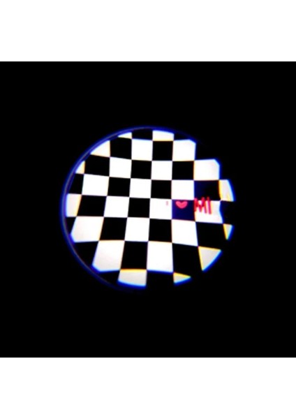 Kristal Mavi Ar Kapı Karşılama Işığı Araba Kapı Işığı Led Projektör Lambası Logo Mını Cooper R56 F56 R60 F60 F55 F57 R58 R53 R61 F54 R55 (Yurt Dışından)