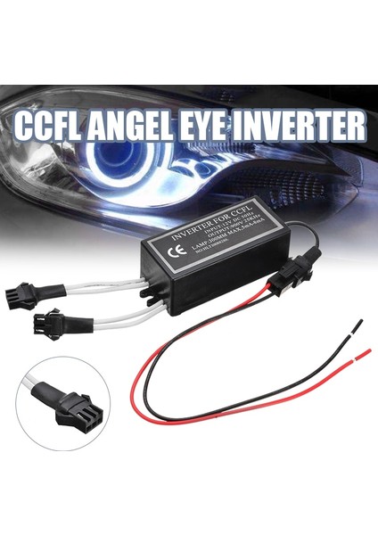 1 Adet Inverter Balast Ccfl Angel Eyes Halo Yüzükler Için Fit Işık 12 V Kadın 2 Çıkış Kadın Bağlantı Çevirici (Yurt Dışından)