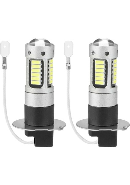 2 Adet H3 Süper Parlak Led Sis Sürüş Drl Ampul Kiti 6000K Beyaz 100W (Yurt Dışından) fiyatları