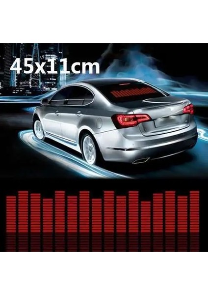 Soğuk Beyaz Led Araç Ön Camı Ses Aktif Ekolayzır Araba Neon El Hafif Müzik Ritim Flaş Lambası Sticker Kontrol Kutusu İle Styling (Yurt Dışından)