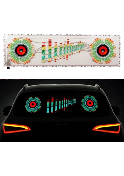 Soğuk Beyaz Led Araç Ön Camı Ses Aktif Ekolayzır Araba Neon El Hafif Müzik Ritim Flaş Lambası Sticker Kontrol Kutusu İle Styling (Yurt Dışından) indirimleri