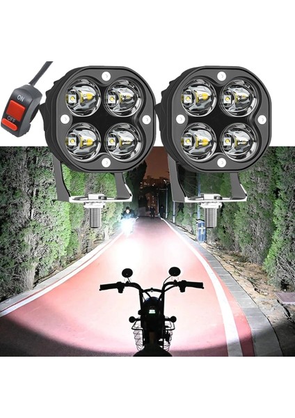 Gt025W 1 Adet Stil Motosiklet Için Çalışan Işık Led Sis Lambası 12V Far Spotlight Drl Pod Lamba Çubuğu Araba Oto Niva Lada 4X4 Off Road Atv (Yurt Dışından) indirimleri