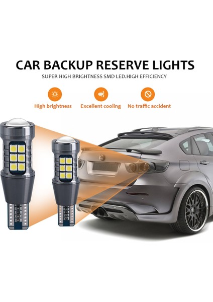 Kırmızı Stil 1156 Ba15S P21W Yeni Araba Led Ampüller T15 W16W Wy16W Canbus Hata Yok Otomatik Yedekleme Rezerv Işıkları Kuyruk Fren Lambası Smd Amber Kırmızı Beyaz 6000K 12V (Yurt Dışından)