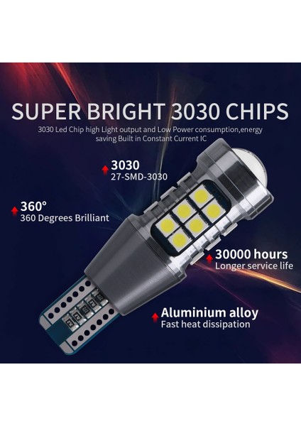 Kırmızı Stil 1156 Ba15S P21W Yeni Araba Led Ampüller T15 W16W Wy16W Canbus Hata Yok Otomatik Yedekleme Rezerv Işıkları Kuyruk Fren Lambası Smd Amber Kırmızı Beyaz 6000K 12V (Yurt Dışından)