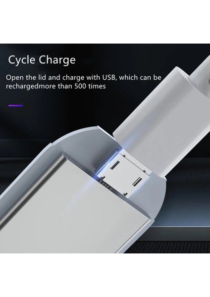 1 Adet Buz Mavisi Led Lamba Araba Tavan Okuma Lambası Dokunmatik Gece Lambası Mini Usb Şarj Işığı Araba Aydınlatma Atmosfer Işığı Araba Iç Işıkları (Yurt Dışından)